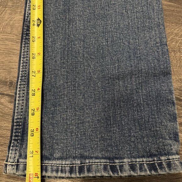 Wrangler Retro Sadie Bootcut Jeans Sz 25 32L Low Rise Blue Denim Embroidered New - Picture 8 of 11